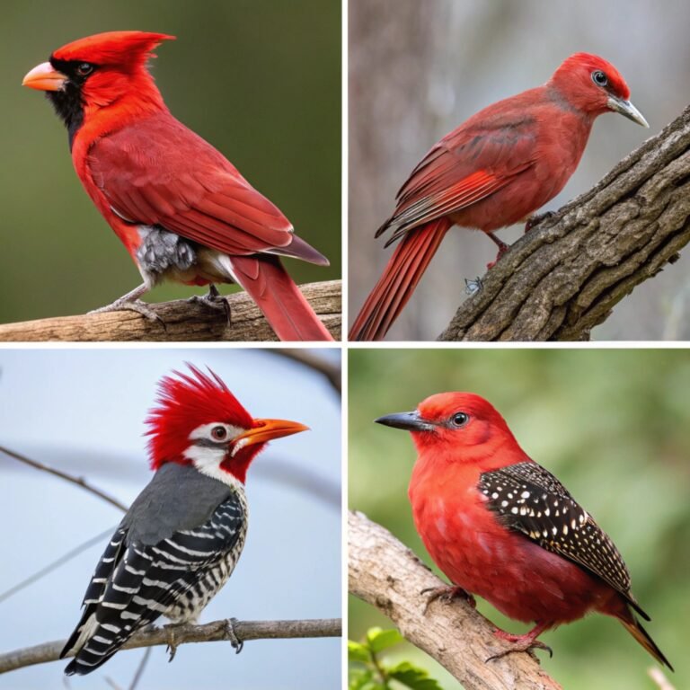 10 Stunning Birds with Red Heads – A Unique Collection of Nature’s Colorful Avian Wonders