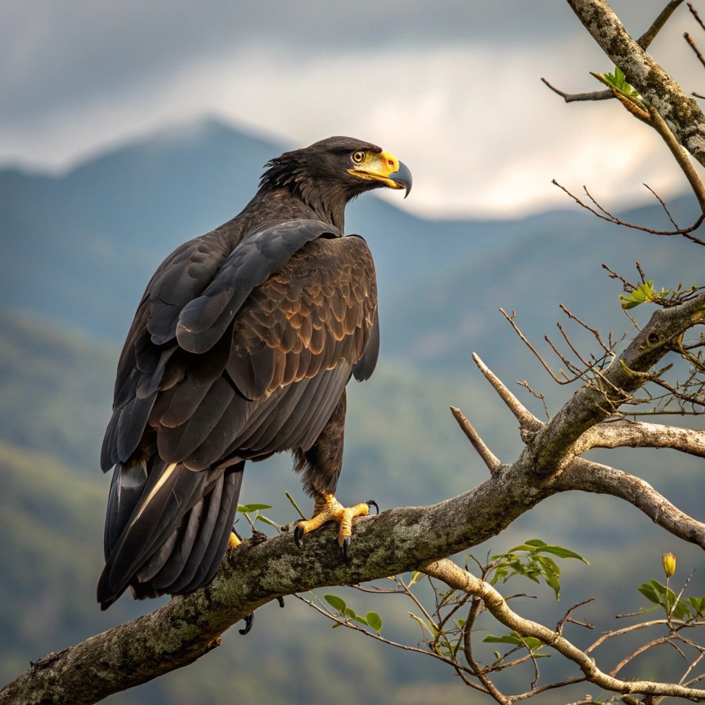 The Majestic Black Eagle: A Comprehensive Guide to Ictinaetus malaiensis