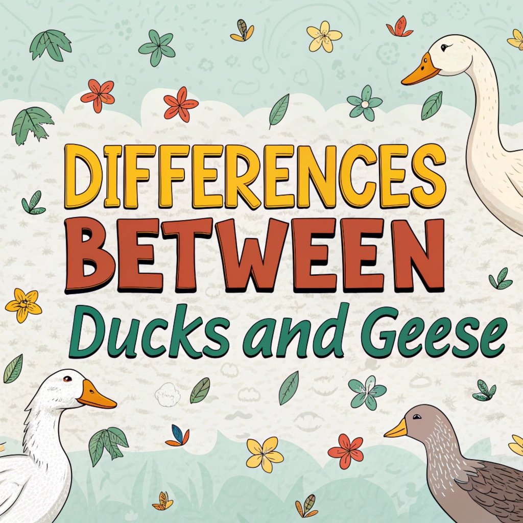 Differences Between Ducks and Geese: A Comprehensive Guide