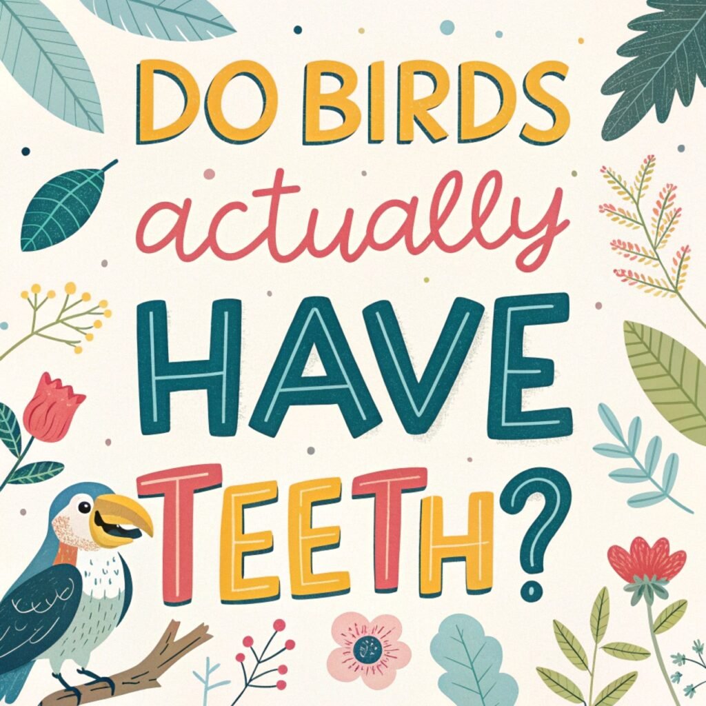 Do Birds Actually Have Teeth? - Hidden Mysteries About These Amazing Creatures