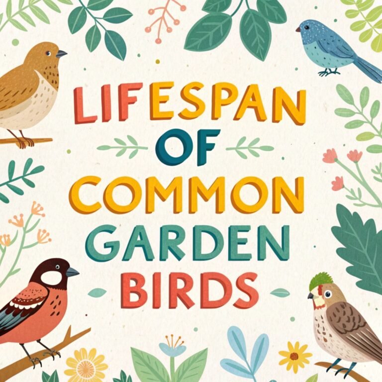 Lifespan of Common Garden Birds: How Long Do They Live? Amazing Guide