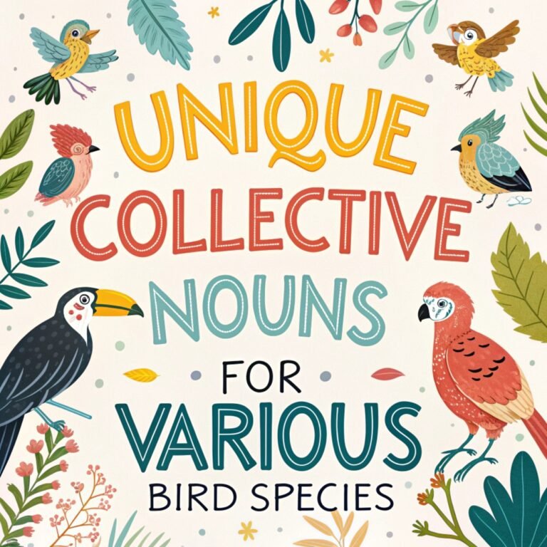 Unique Collective Nouns for Various Bird Species: A Comprehensive Guide