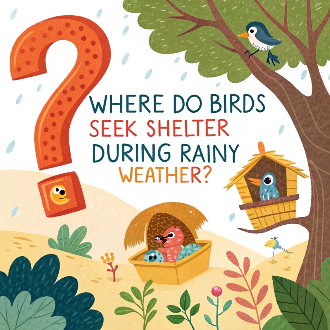 Where Do Birds Seek Shelter During Rainy Weather? - Amazing Avian Escape