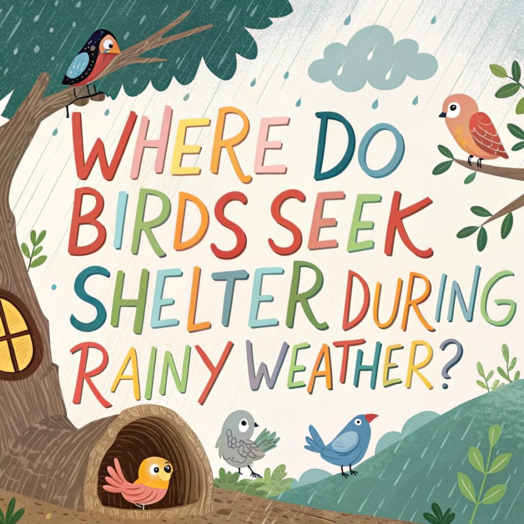 Where Do Birds Seek Shelter During Rainy Weather? - Amazing Avian Escape 4 Where Do Birds Seek Shelter During Rainy Weather? - Amazing Avian Escape