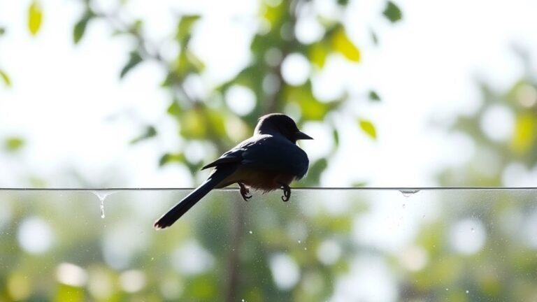 bird collision with glass