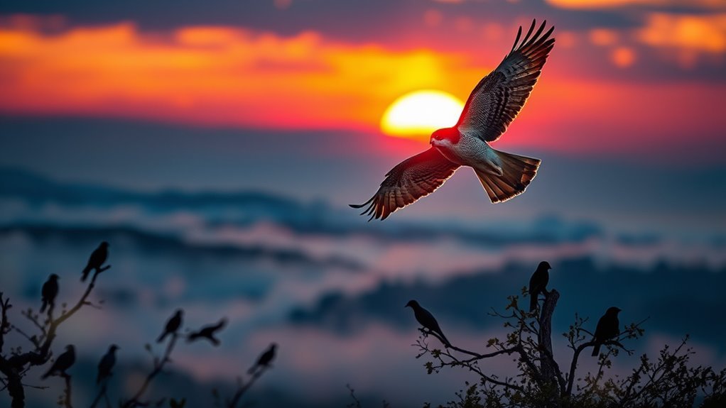 birds symbolize freedom and insight