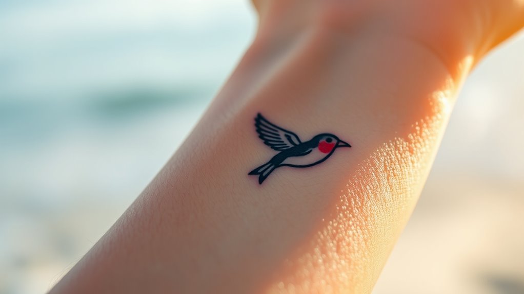 Unraveling the Meaning of Sparrow Bird Tattoos 2 freedom represented by sparrows