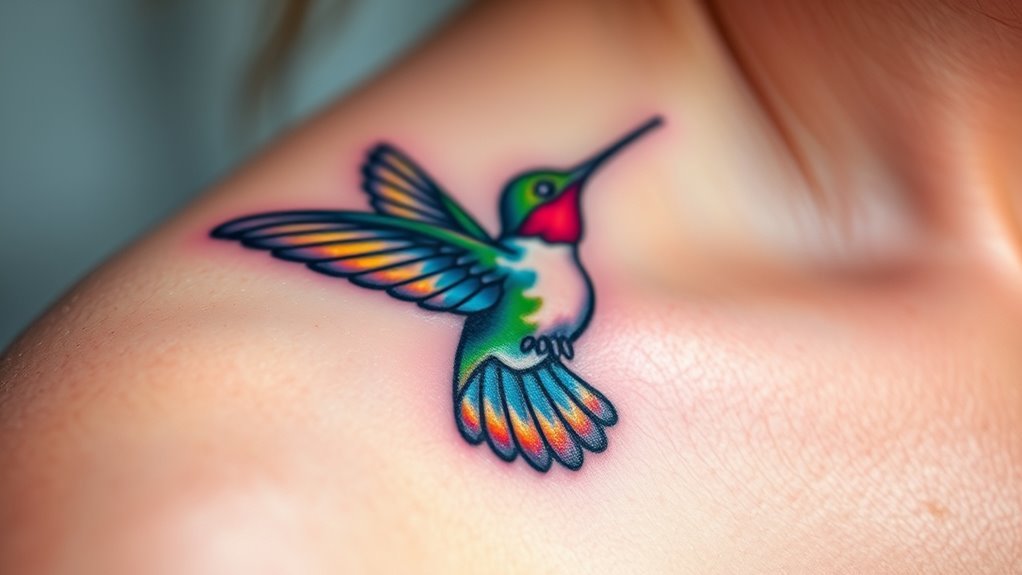 hummingbirds symbolize pure happiness