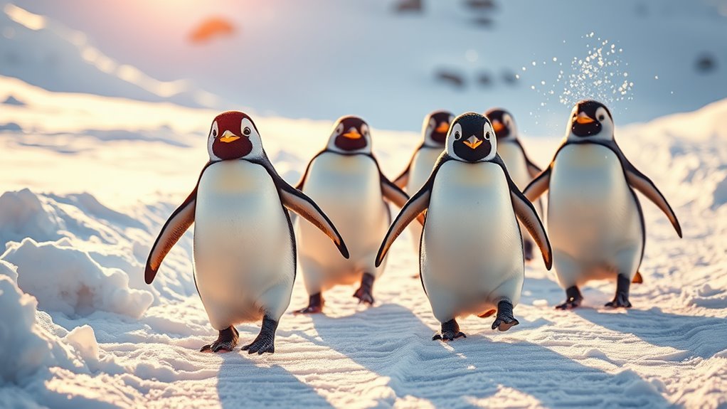 penguin s road crossing mystery