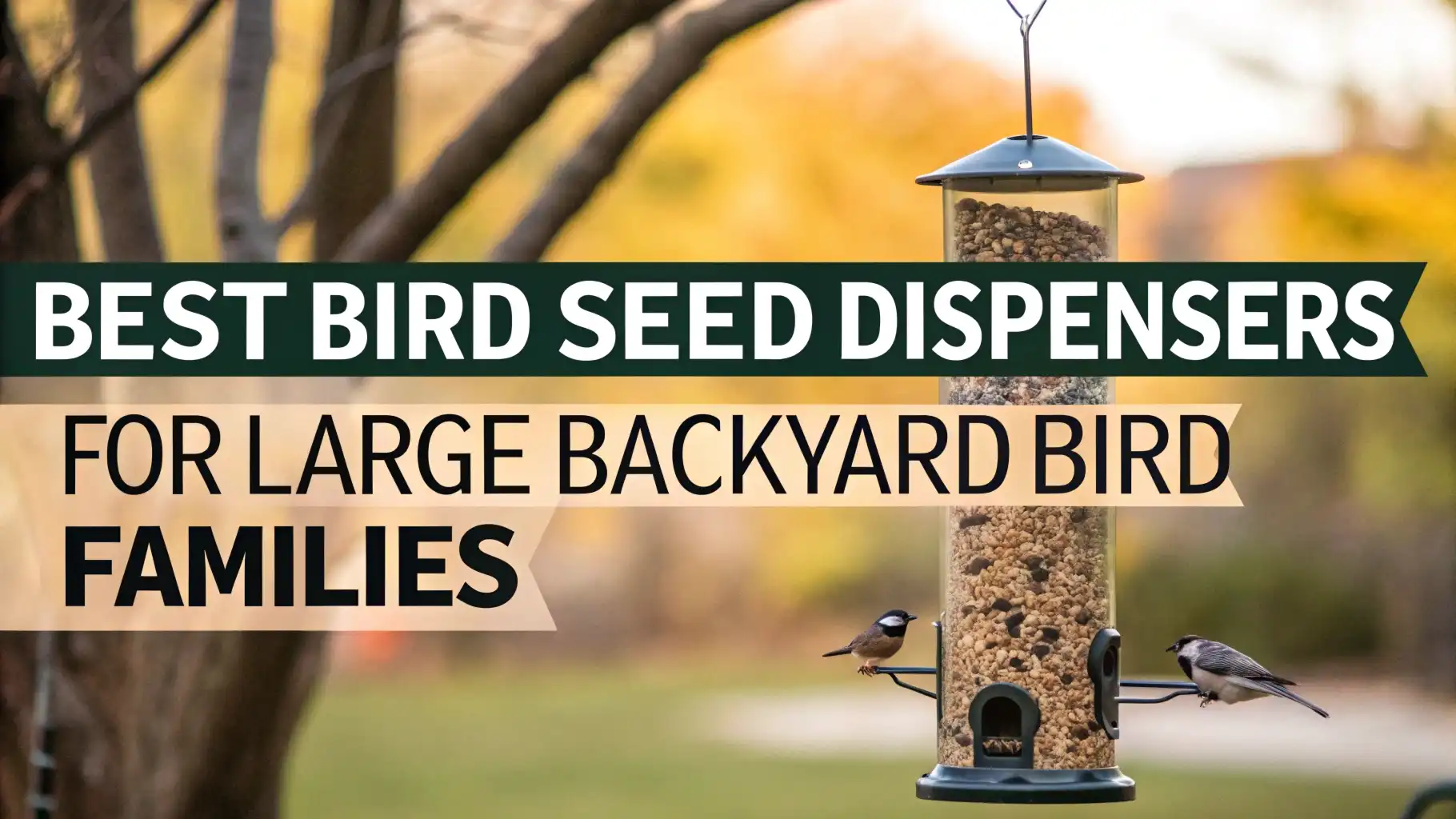8 Best Bird Seed Dispensers for Large Backyard Bird Families