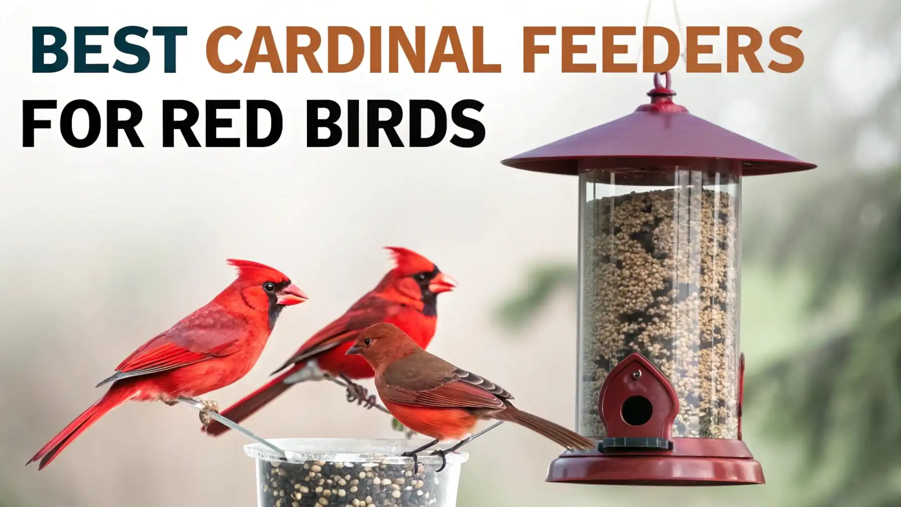 10 Best Cardinal Feeders for Red Birds That Actually Work in 2026