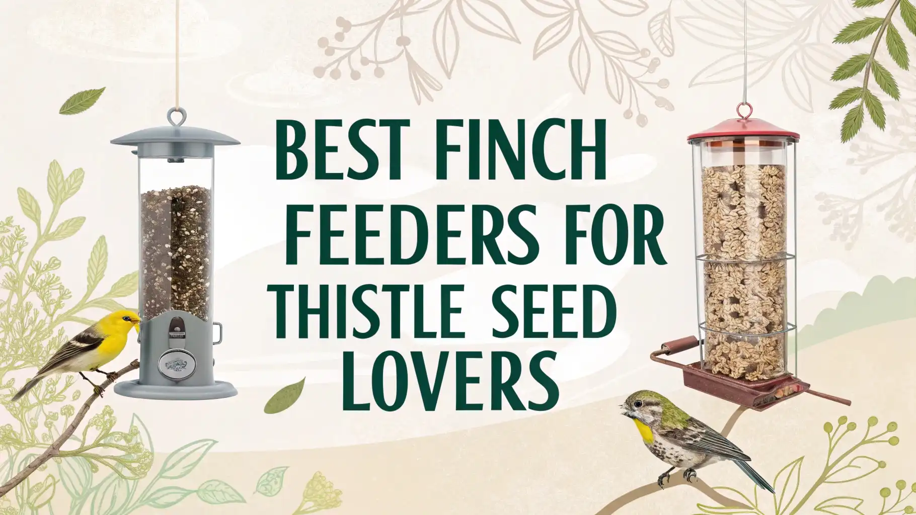 8 Best Finch Feeders for Thistle Seed Lovers in 2026