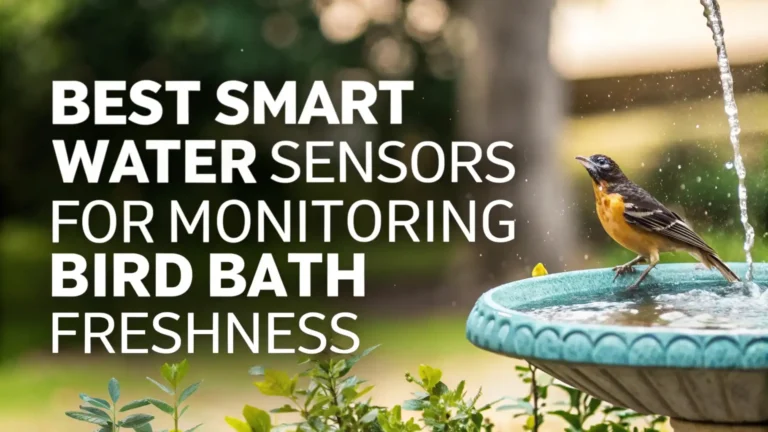 5 Best Smart Water Sensors for Monitoring Bird Bath Freshness in 2026