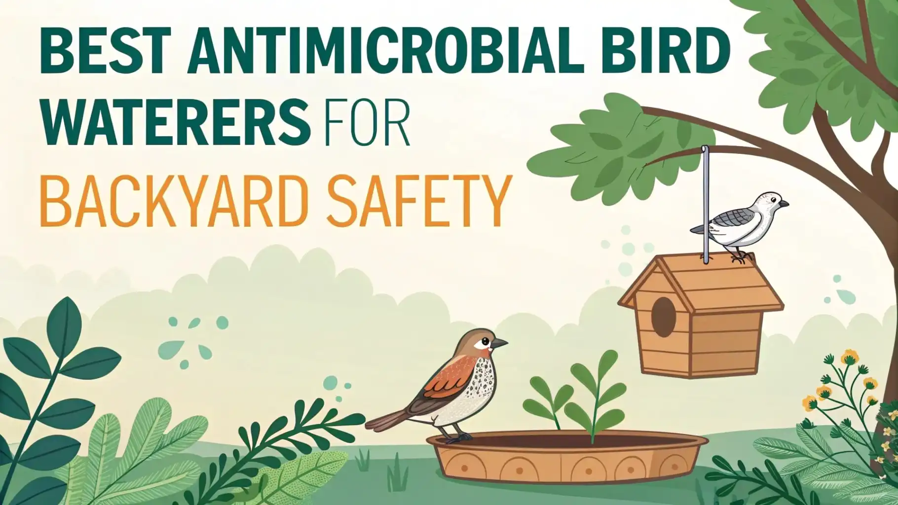 5 Best Antimicrobial Bird Waterers for Backyard Safety in 2026