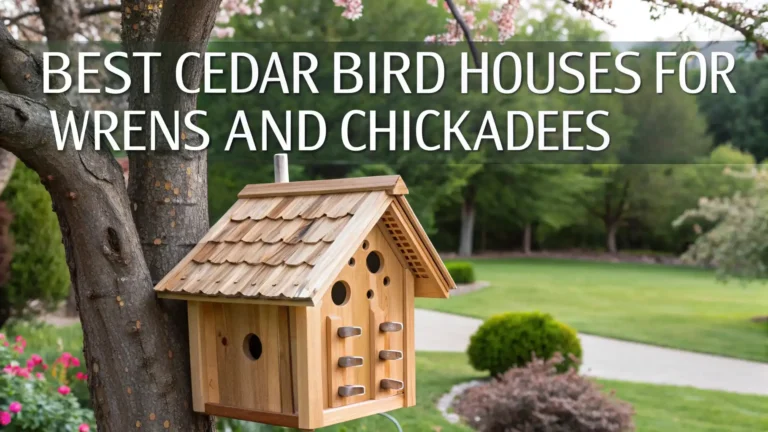9 Best Cedar Bird Houses for Wrens and Chickadees in 2026