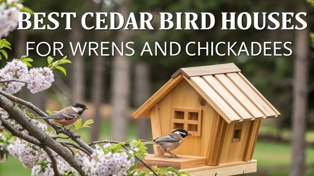9 Best Cedar Bird Houses for Wrens and Chickadees in 2026 2 Cedar Bird House