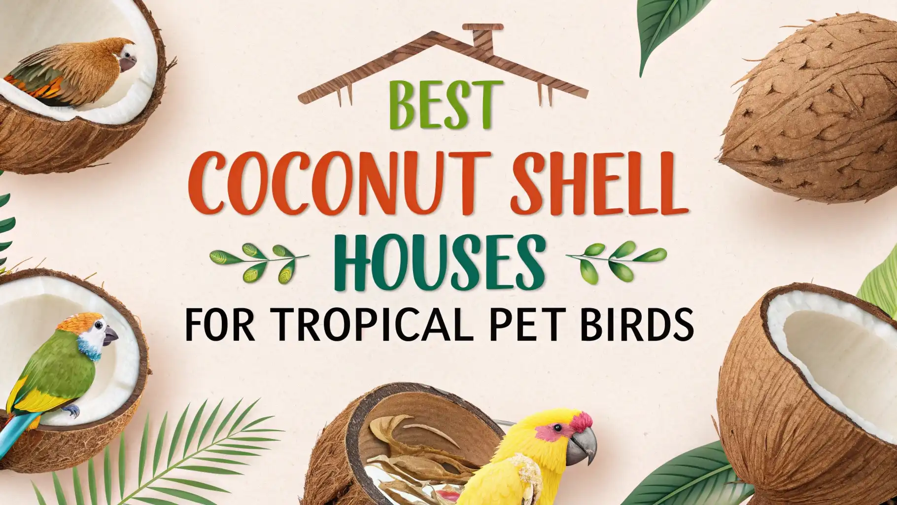 7 Best Coconut Shell Houses for Tropical Pet Birds in 2026