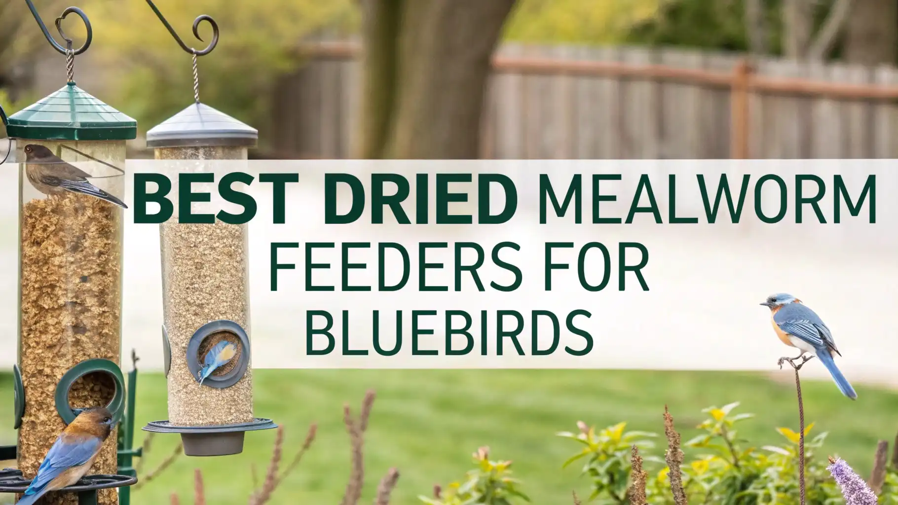 8 Best Dried Mealworm Feeders for Bluebirds in 2026