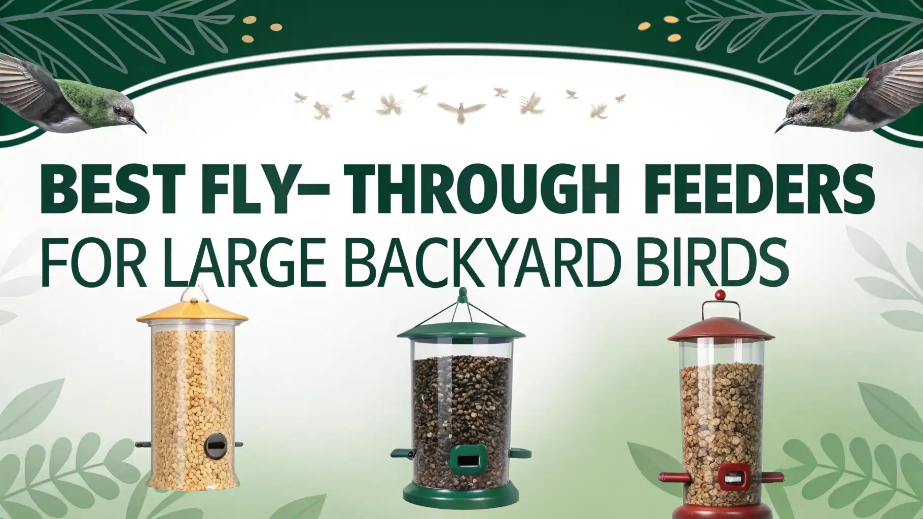 10 Best Fly-Through Feeders for Large Backyard Birds in 2026