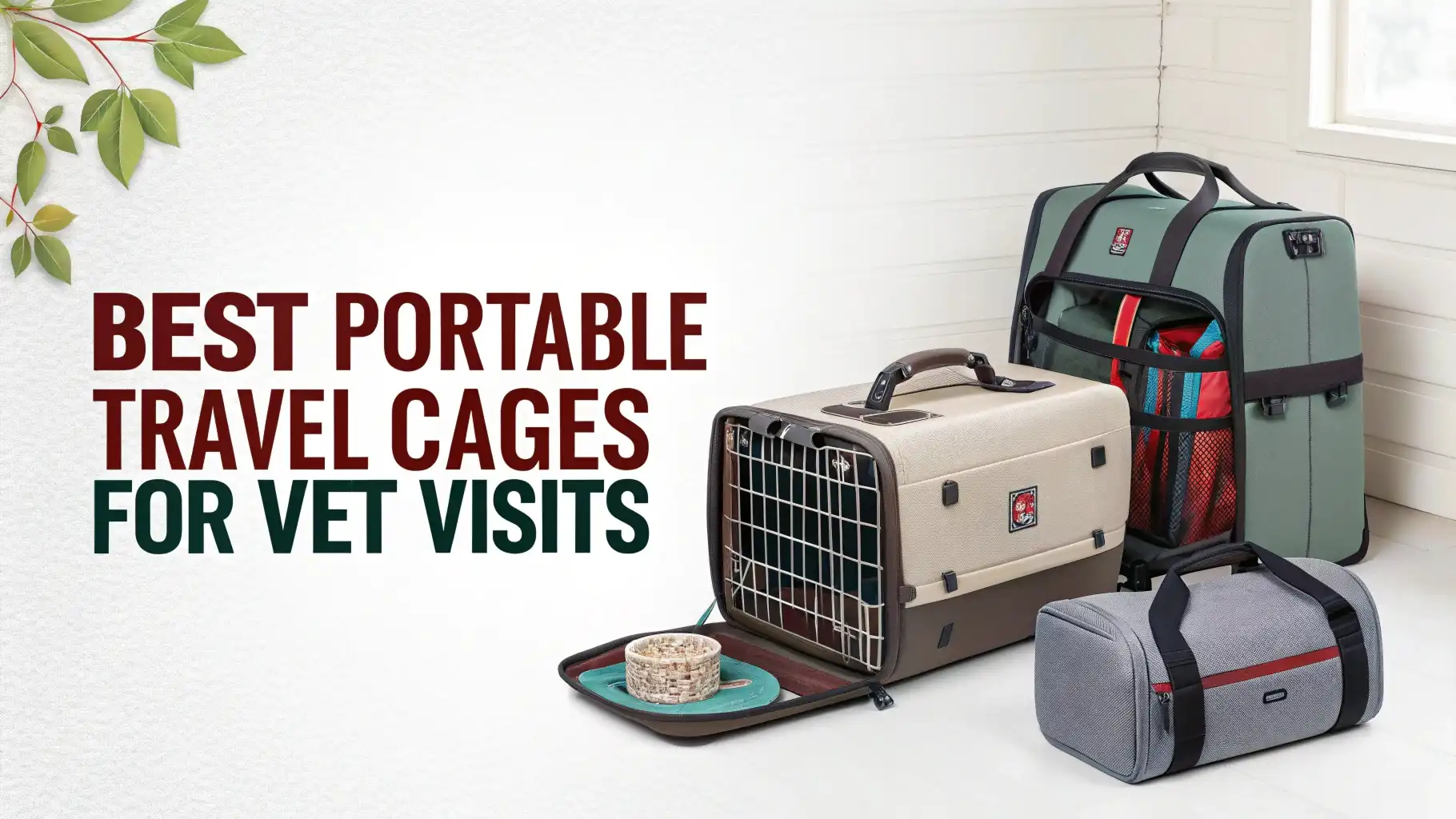 8 Best Portable Travel Cages for Vet Visits in 2026