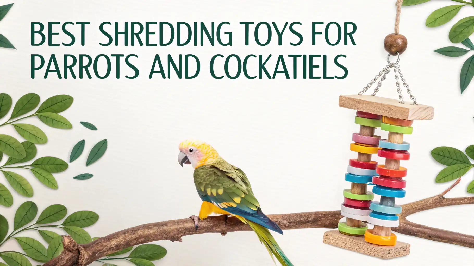 6 Best Shredding Toys for Parrots and Cockatiels in 2026
