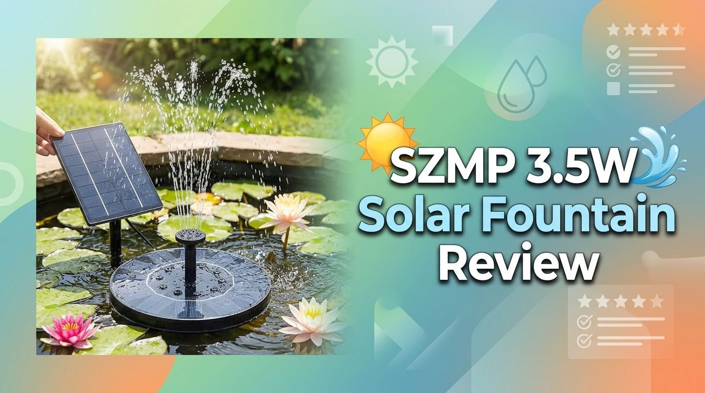 SZMP 3.5W Solar Fountain Review 2026: Top Tier or Trash?