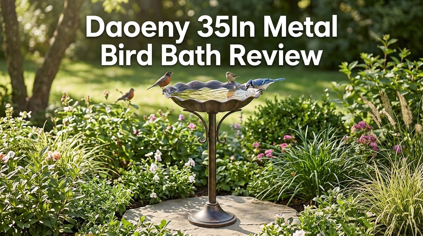 Daoeny 35In Metal Bird Bath Review 2026: Top Tier or Trash?