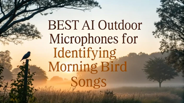 5 Best AI Outdoor Microphones for Identifying Morning Bird Songs in 2026