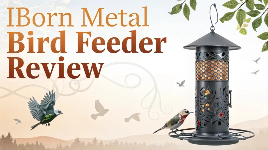 iBorn Metal Bird Feeder