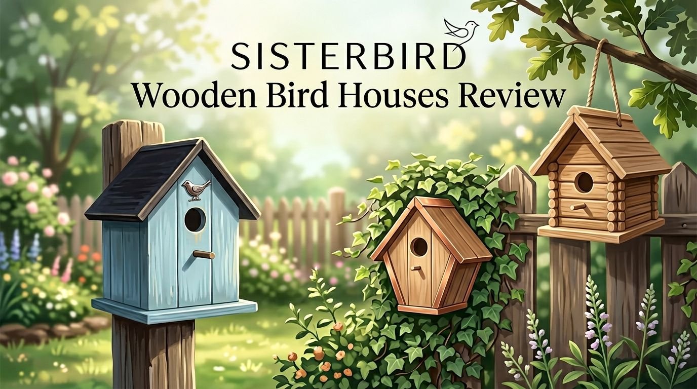 SISTERBIRD Wooden Bird Houses Review 2026