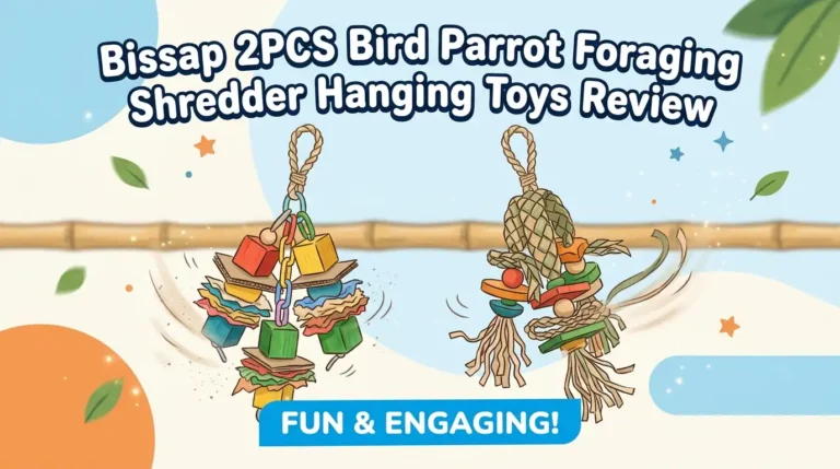 Bissap 2PCS Bird Parrot Foraging Shredder Hanging Toys Review