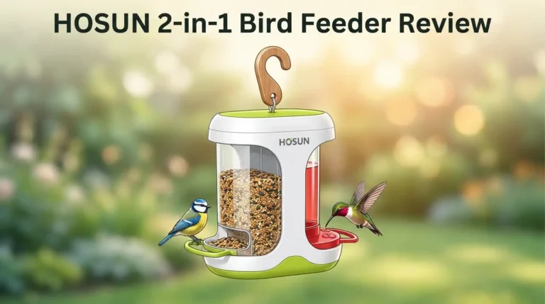 HOSUN 2-in-1 Bird Feeder Review: Worth Buying?