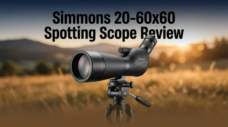 Simmons 20-60×60 Spotting Scope Review 2026: Worth Buying?