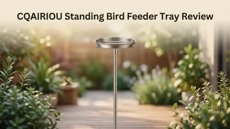 CQAIRIOU Standing Bird Feeder Tray Review 2026: Worth Buying?