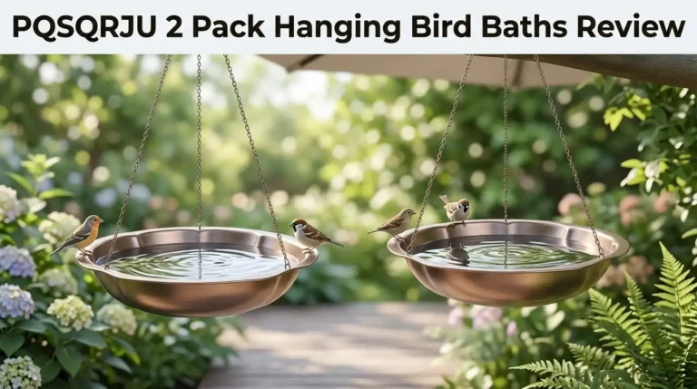 PQSQRJU 2 Pack Hanging Bird Baths Review 2026: Worth Hanging?