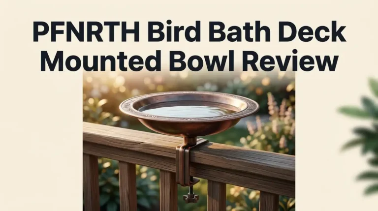 PFNRTH Bird Bath Deck Mounted Bowl Review 2026: Worth Buying?