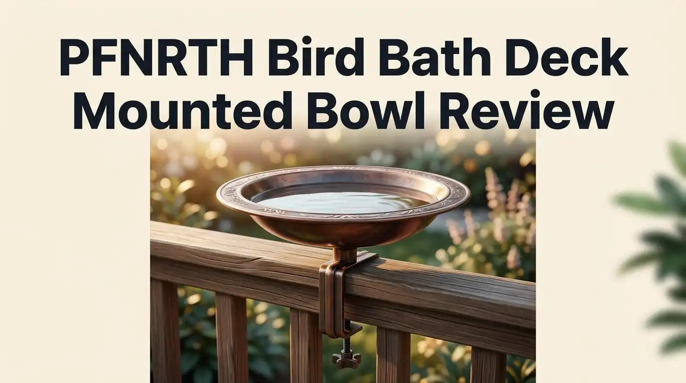 PFNRTH Bird Bath Deck Mounted Bowl Review 2026: Worth Buying?