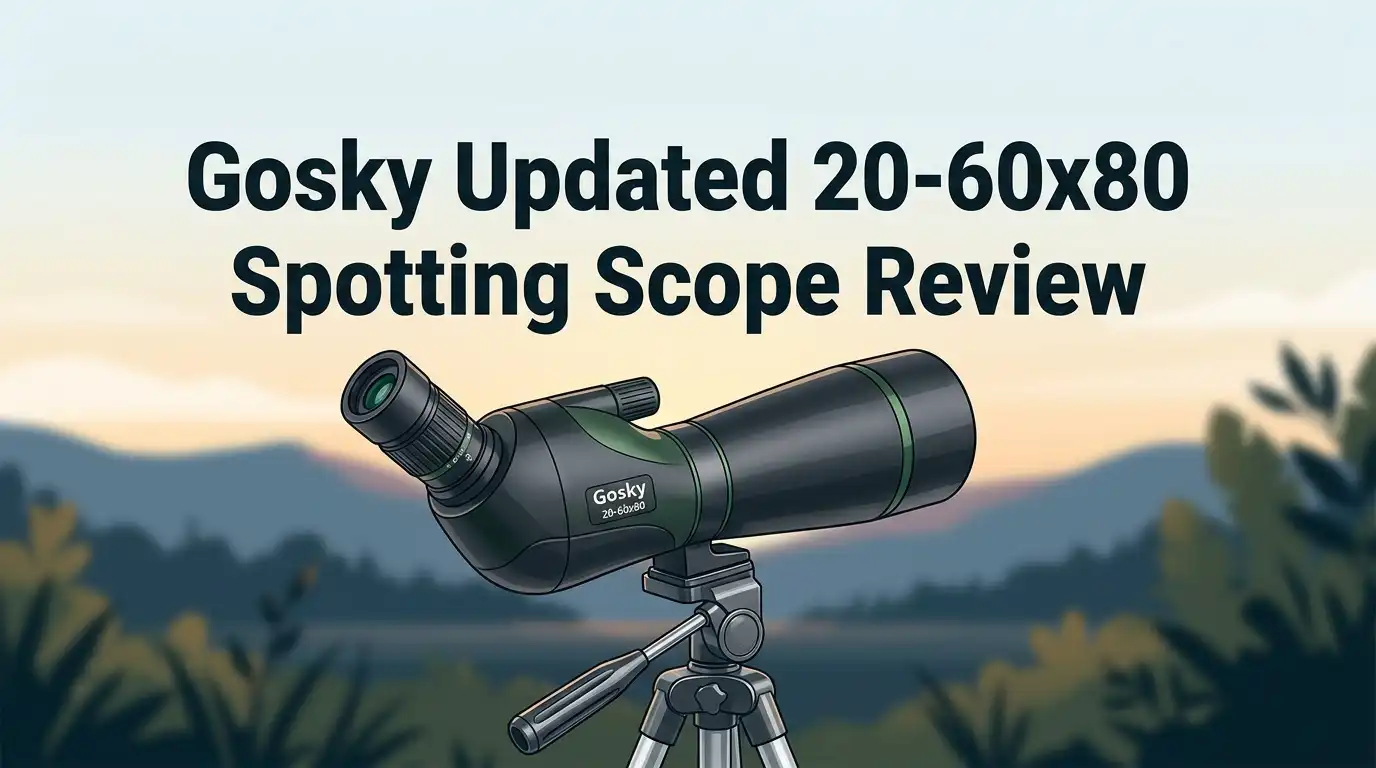 Gosky Updated 20-60x80 Spotting Scope Review 2026: Worth Buying?
