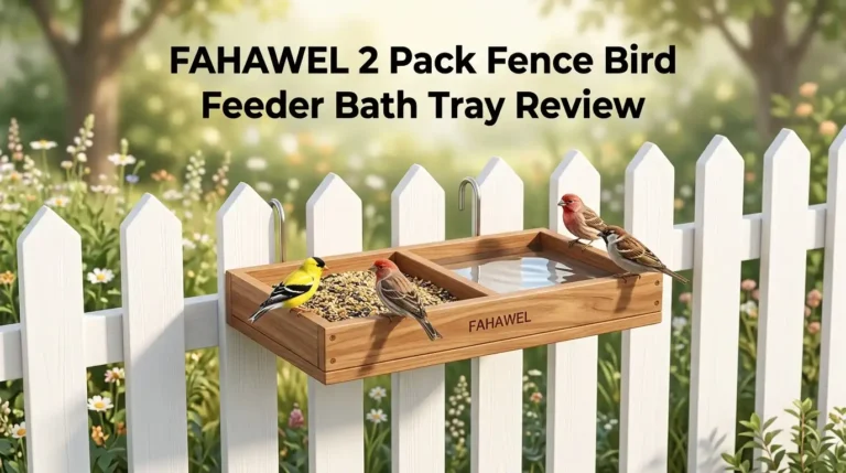 FAHAWEL 2 Pack Fence Bird Feeder Bath Tray Review 2026: Worth Buying?