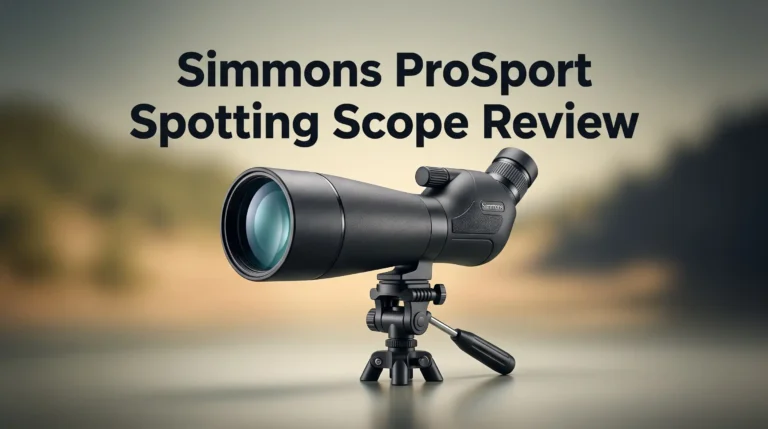 Simmons ProSport Spotting Scope Review 2026: Worth Buying?