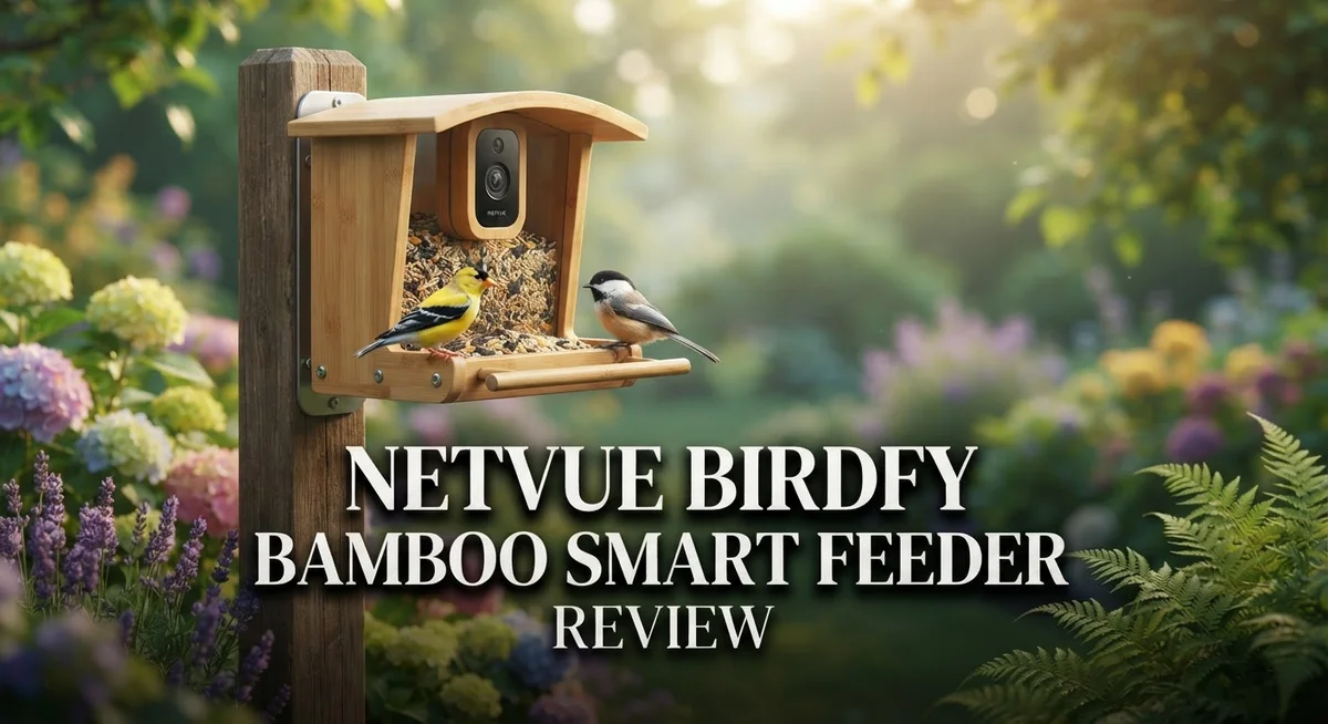 Netvue Birdfy Bamboo Smart Feeder Review: AI Bird Recognition and 2K Camera